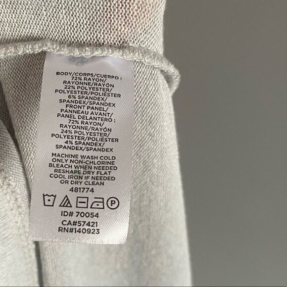 LOFT Open Front Cardigan Sweater || SZ M || Light Pale Blue - Picture 6 of 12